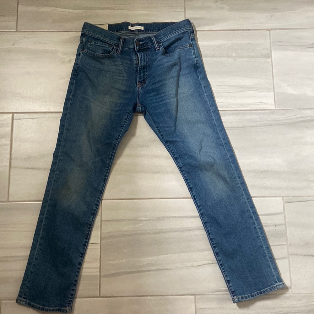Mens Slim Straight Abercrombie Jeans